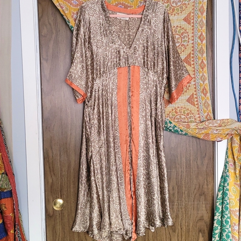 Split midi dress